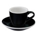 Loveramics Egg - Espresso 80 ml Cup and Saucer - Black
