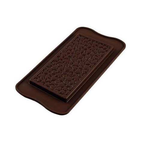 Silikonová forma na čokoládu – tabulka srdíčka - Silikomart