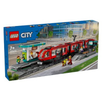 LEGO® City 60423 Tramvaj a zastávka v centru města