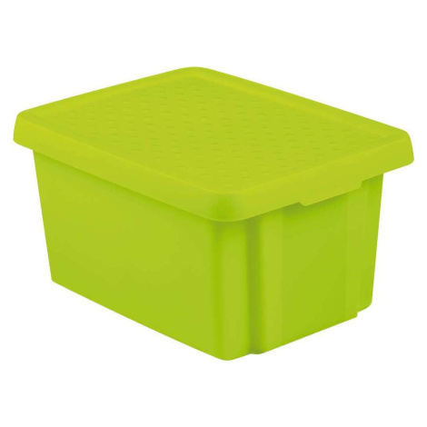 CURVER 41136 Úlložný box s víkem16L - zelený
