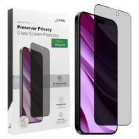 Sklo S Privátním Filtrem Černé Jcpal Preserver Privacy Glass pro Apple iPhone 16