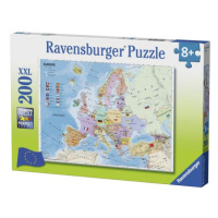 Ravensburger Mapa Evropy 200 dílků