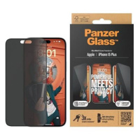 PanzerGlass Privacy Apple iPhone 15 Plus s instalačním rámečkem