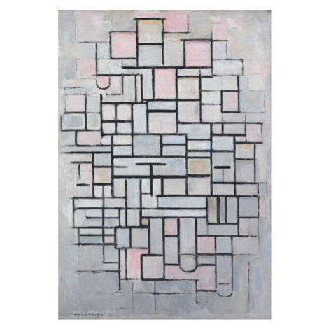 Obrazová reprodukce Composition No. IV, 1914, Mondrian, Piet, 26.7 × 40 cm