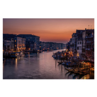 Fotografie Venice Grand Canal at Sunset, Karen Deakin, 40 × 26.7 cm