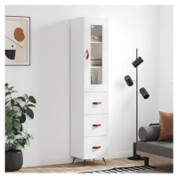 vidaXL Skříň highboard bílá 34,5 x 34 x 180 cm kompozitní dřevo