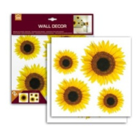 KUPSI-TAPETY Sunflowers 54106 samolepící dekorace Crearreda slunečnice 31x31 cm
