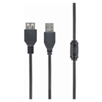 Kabel CABLEXPERT CCF-USB2-AMAF-15 USB A-A 4,5m 2.0 prodlužovací HQ s ferritovým jádrem