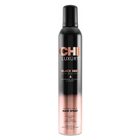 CHI Luxury Black Seed Oil Flexible Hold Hairspray - zpevňující lak, 284 g