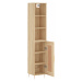 vidaXL Skříň highboard dub sonoma 34,5 x 34 x 180 cm kompozitní dřevo