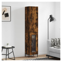 vidaXL Skříň highboard kouřový dub 34,5 x 34 x 180 cm kompozitní dřevo