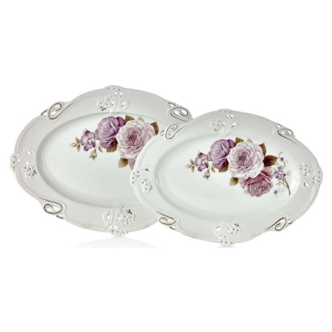 Sada 2 porcelánových talířů Franz Dmitry Noble Life