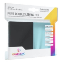 Obaly na karty Gamegenic DOUBLE PACK Clear/Black - 2x80 ks