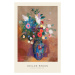 Obrazová reprodukce Bouquet of Flowers (Vintage Floral Painting) - Odilon Redon, 26.7 × 40 cm