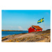 Fotografie Red House in Sweden, by-studio, 40 × 26.7 cm