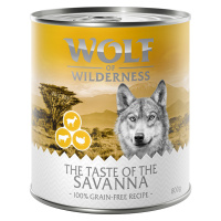 Wolf of Wilderness konzervy, 24 x 800 g za skvělou cenu - The Taste Of the Savanna