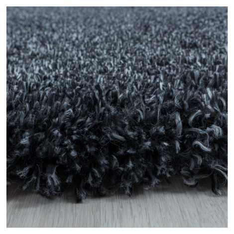 Ayyildiz koberce Kusový koberec Fluffy Shaggy 3500 anthrazit kruh Rozměry koberců: 80x80 (průměr