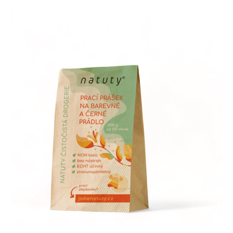 Natuty Prací prášek na barevné a černé prádlo (1 kg)