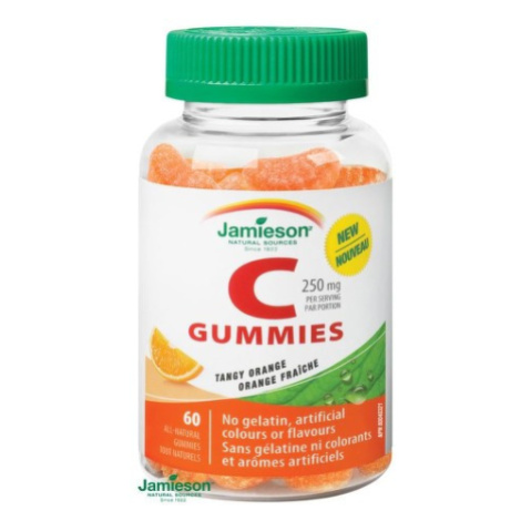 JAMIESON Vitamín C Gummies pomeranč pastilky 60ks