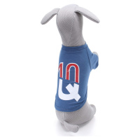 Vsepropejska Charles tričko s nápisem pro psa Barva: Modrá, Délka zad (cm): 29, Obvod hrudníku: 