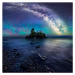 Fotografie Milky Way Over Hollow Rock, Matt Anderson Photography, 40 × 40 cm