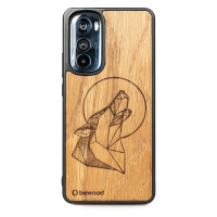 Dřevěné Pouzdro Bewood Motorola Edge 30 Vlk Dub