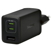 Tronic® Rychlonabíječka s technologií GaN, 2x Usb-C (černá)