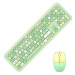 MOFII Sada bezdrátové klávesnice a myši MOFII 666 2,4G (zelená)