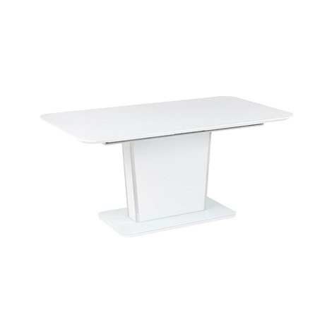 Rozkládací jídelní stůl 160/200 x 90 cm bílý SUNDS, 310916 BELIANI