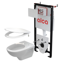 Set 5v1 pro závěsné WC Alca Sádromodul AM101/1120 WC Rimflow