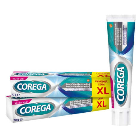 COREGA Extra silný fixační krém bez příchuti XL 2 x 70g