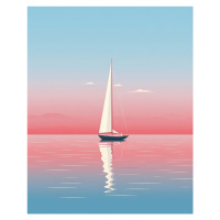 Ilustrace Sailing In Peace, Emiliano Deificus, 30 × 40 cm