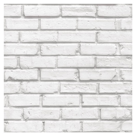 Noordwand Urban Friends & Coffee Tapeta cihly šedá a bílá