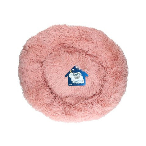 Let's Sleep Donut pelíšek růžový 60 cm