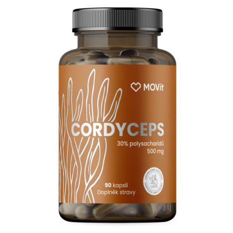 MOVit Energy Cordyceps 30 % polysacharidů 500 mg 90 kapslí