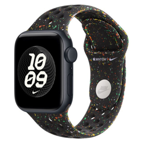 Apple Watch 41/40/38mm Midnight Black sportovní řemínek Nike S/M