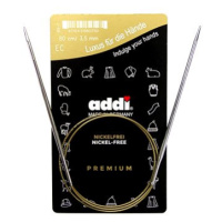 Kruhové jehlice Addi Premium 80 cm / 3,5 mm (oblé špičky)