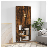 vidaXL Skříň highboard kouřový dub 69,5 x 34 x 180 cm kompozitní dřevo