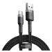 Kabel USB-C Baseus Cafule 2A 2m (šedý/černý)