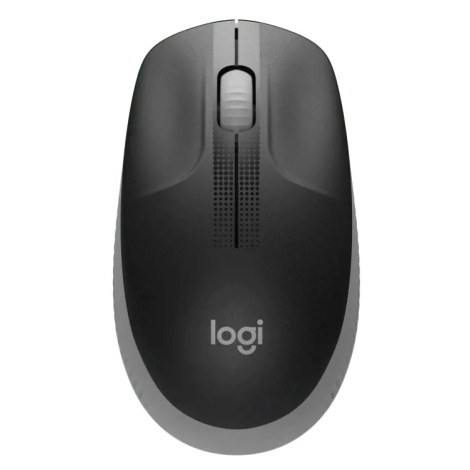 Logitech M190/Kancelářská/Optická/1 000 DPI/Bezdrátová USB/Šedá