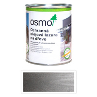 OSMO Ochranná olejová lazura Efekt 0.75 l Onyx stříbrný 1143