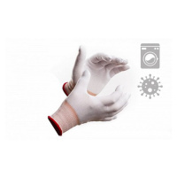 Samodezinfekční rukavice Agnes HighSafe se stříbrem, bílé