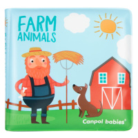 CANPOL BABIES Knížka měkká pískací Farm Animals