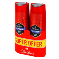 OLD SPICE Captain Shower Gel 2-in1 pack 2× 400 ml