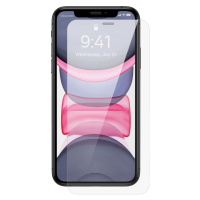 Baseus tvrzené sklo přes celou obrazovku pro iPhone 11 / XR s 0,4mm krytem reproduktoru + montáž