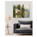 Obrazy na stěnu - Domy u vody Rozměr: 40x50 cm, Rámování: vypnuté plátno na rám