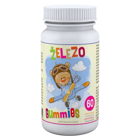 Železo Gummies 60 pektinových bonbónů