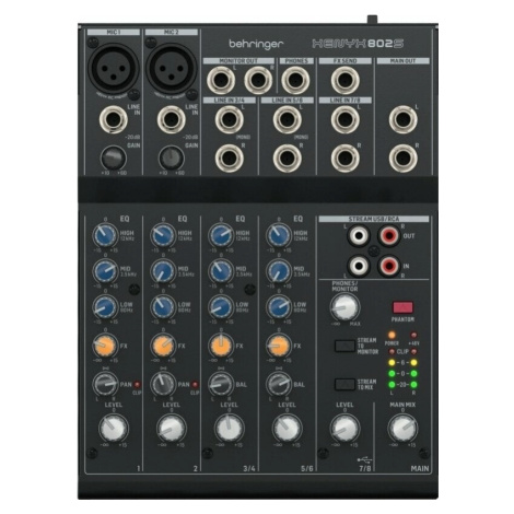 Behringer Xenyx 802S Analogový mixpult