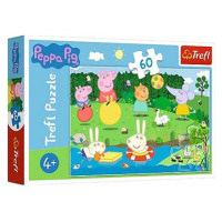 Trefl Puzzle Prasátko Peppa Prázdninová zábava 60 dílků