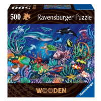 Dřevěné puzzle Podmořský svět 500 dílků Ravensburger